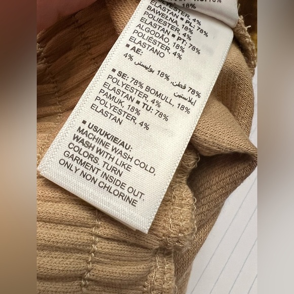 🆕The Drop Two-Tone Black and Tan Sweatpants Size XS - Picture 7 of 12